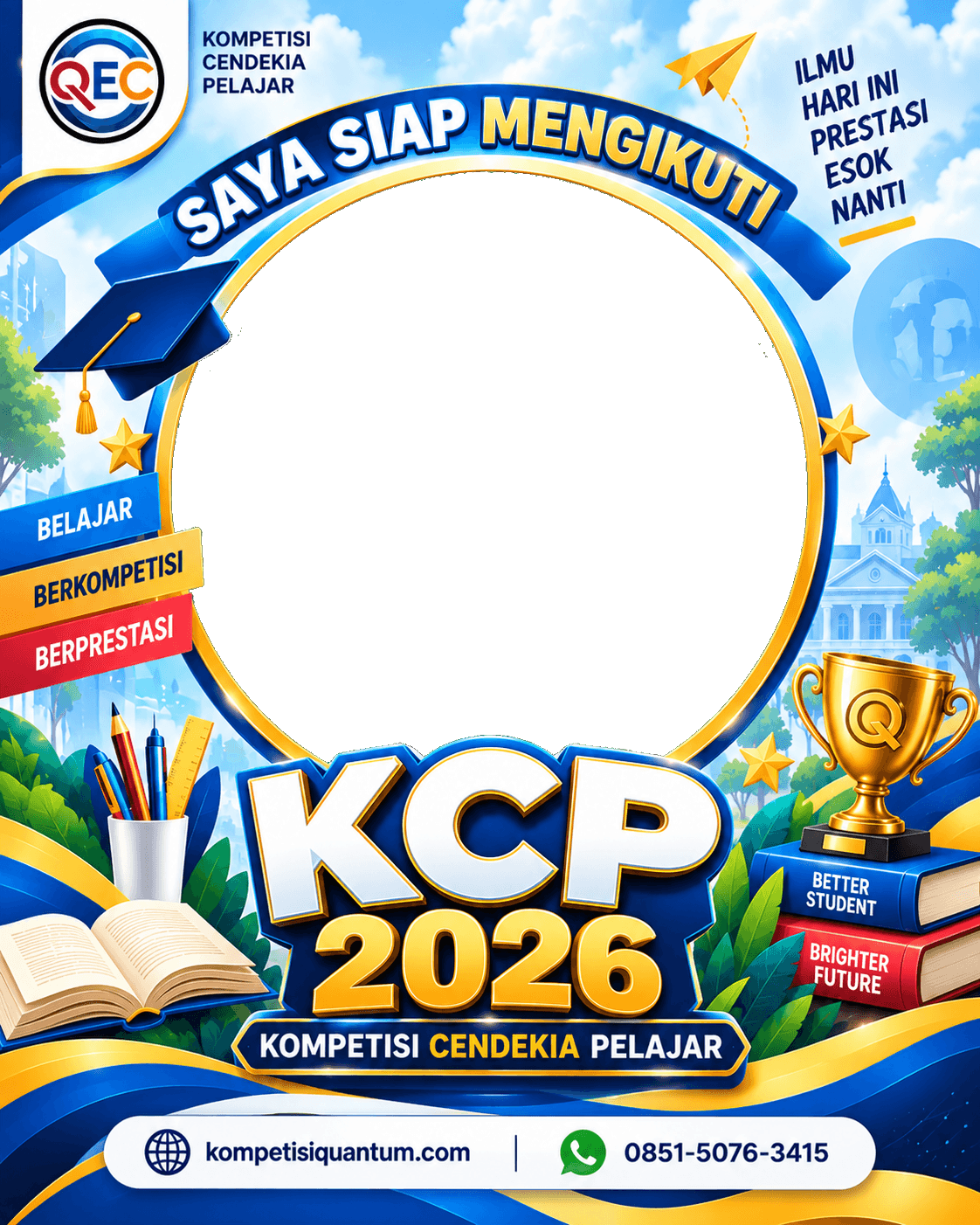 Pratinjau twibbon KCP 2026