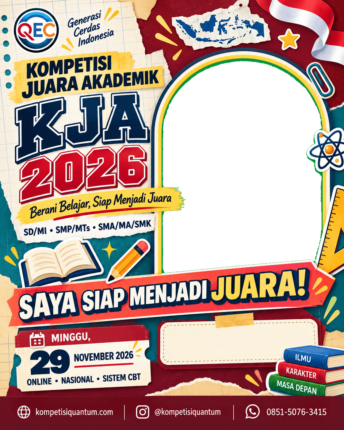 Pratinjau twibbon KJA 2026