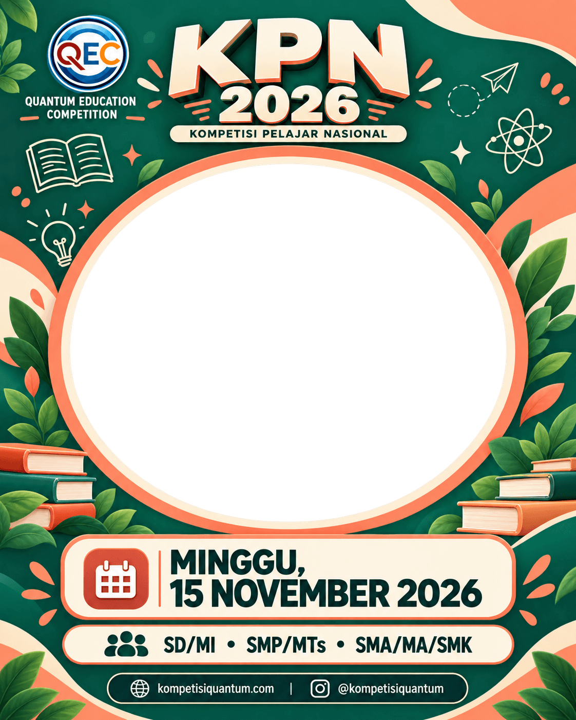 Pratinjau twibbon KPN 2026