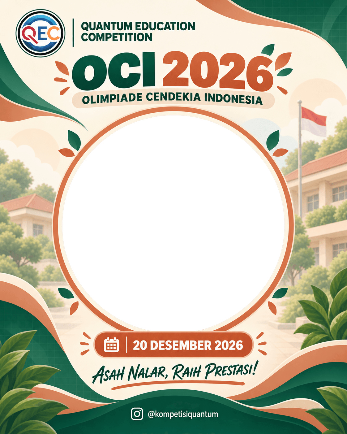 Pratinjau twibbon OCI 2026